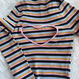 Forever 21 Heart-Backed Top